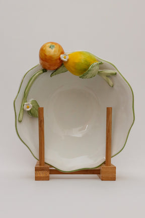 Bowl Laranja Com Limão Relevo Luiz Salvador