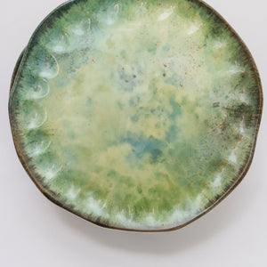 Jogo 6 Pratos Rasos Oreon Green, Scalla