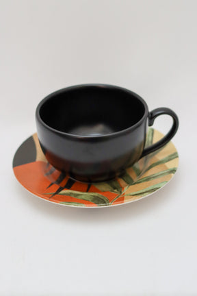 Xícara de Chá c/ Pires Atlantica Acetinado Plus Alleanza