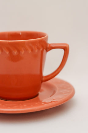 Xícara de Chá C/ Pires Damasco Oxford