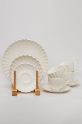 Prato Sobremesa Porcelana Pétalas Wolff