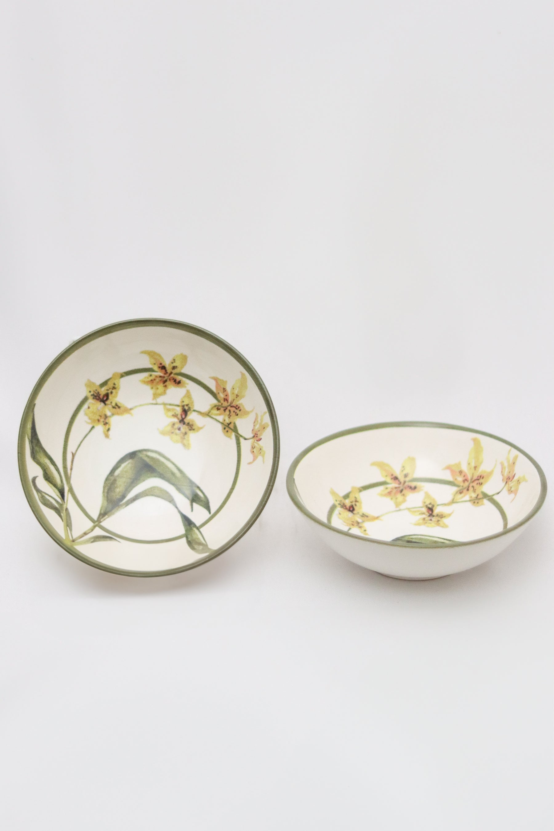 Bowl Decorado Orquídea Alleanza