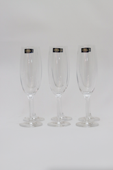 Taça de Cristal p/ Champanhe linha Bohemia Lyor 220ml