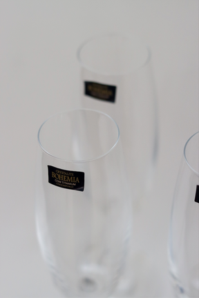 Taça de Cristal p/ Champanhe linha Bohemia Lyor 220ml