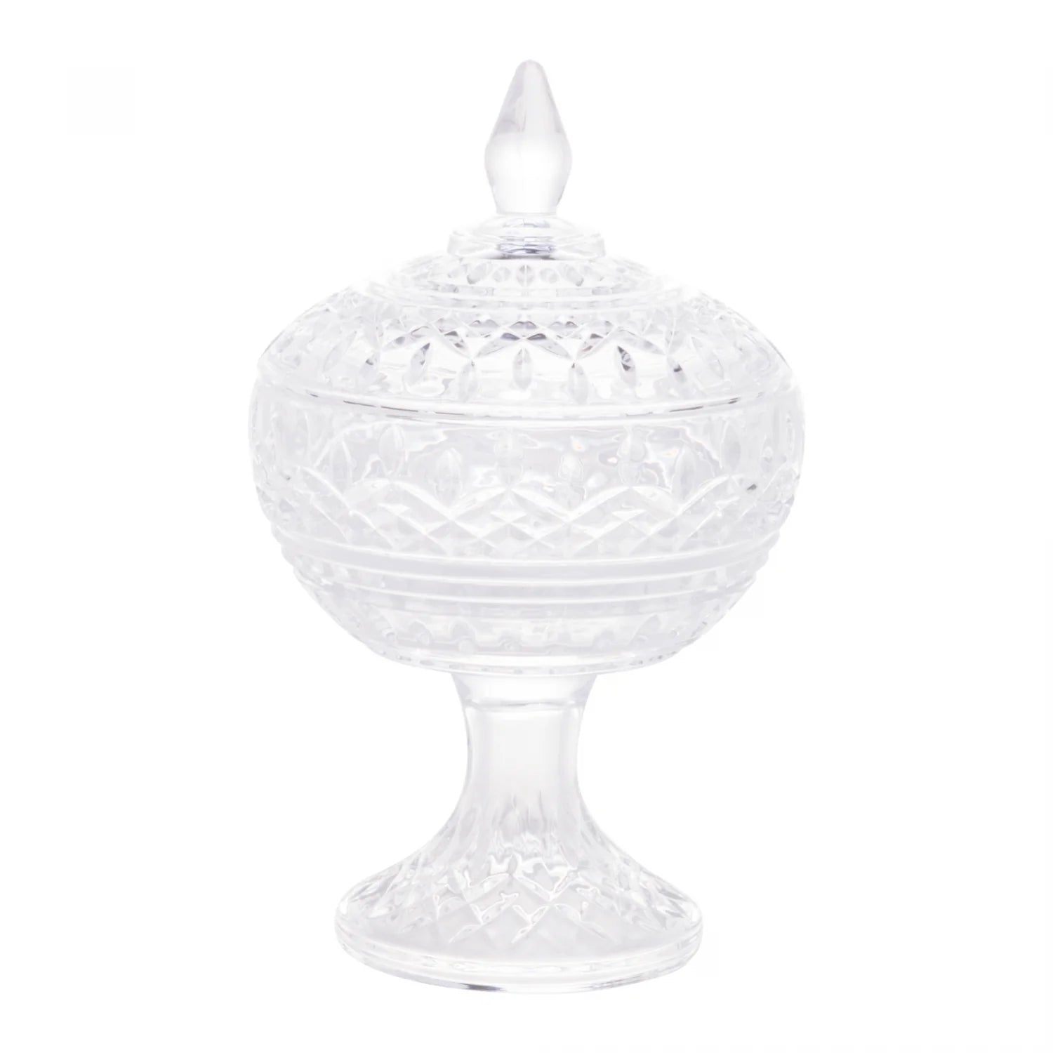 Potiche de Cristal com Pé Lys Wolff