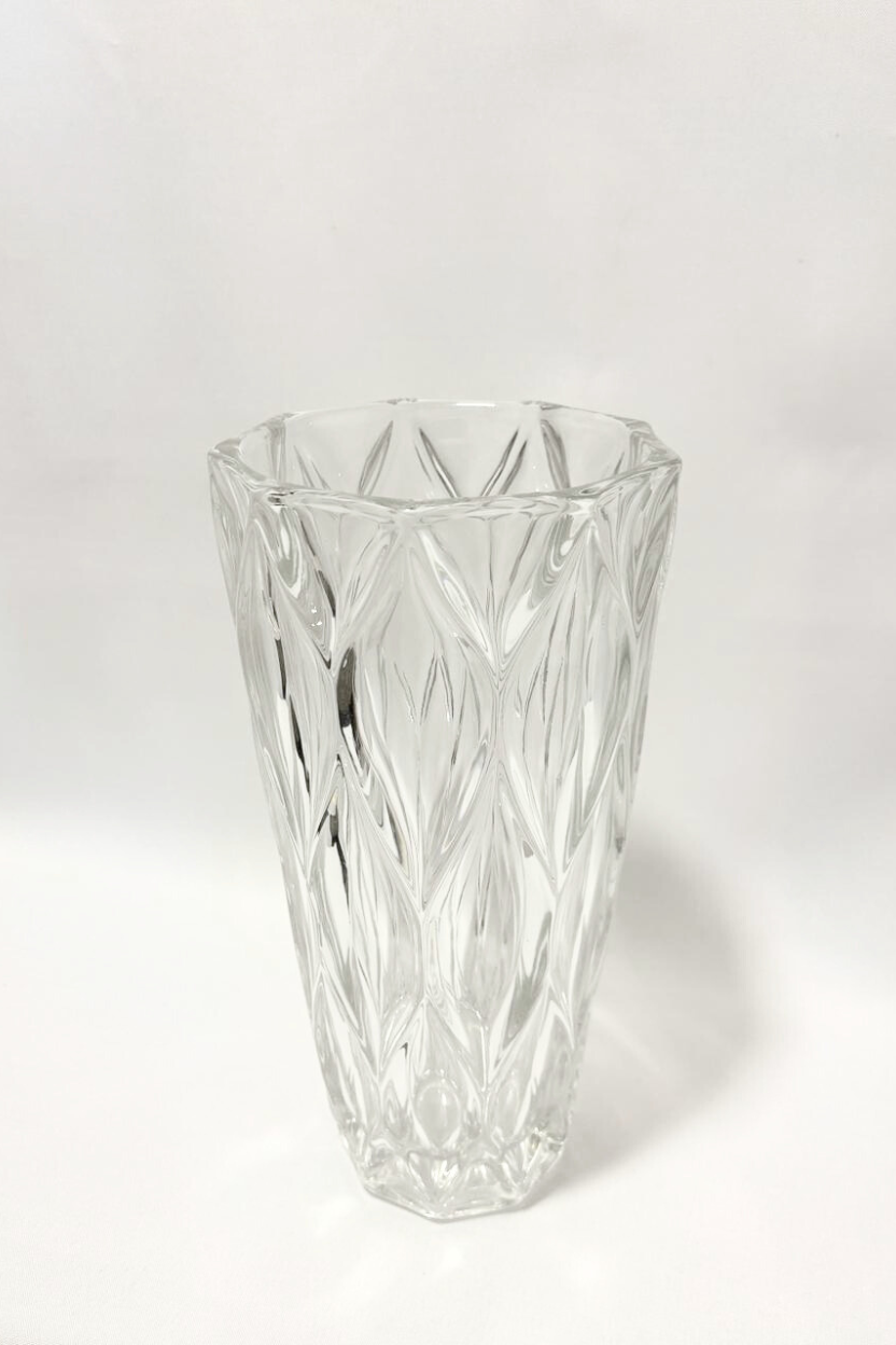 Vaso em Vidro Redondo Diamond Lyor