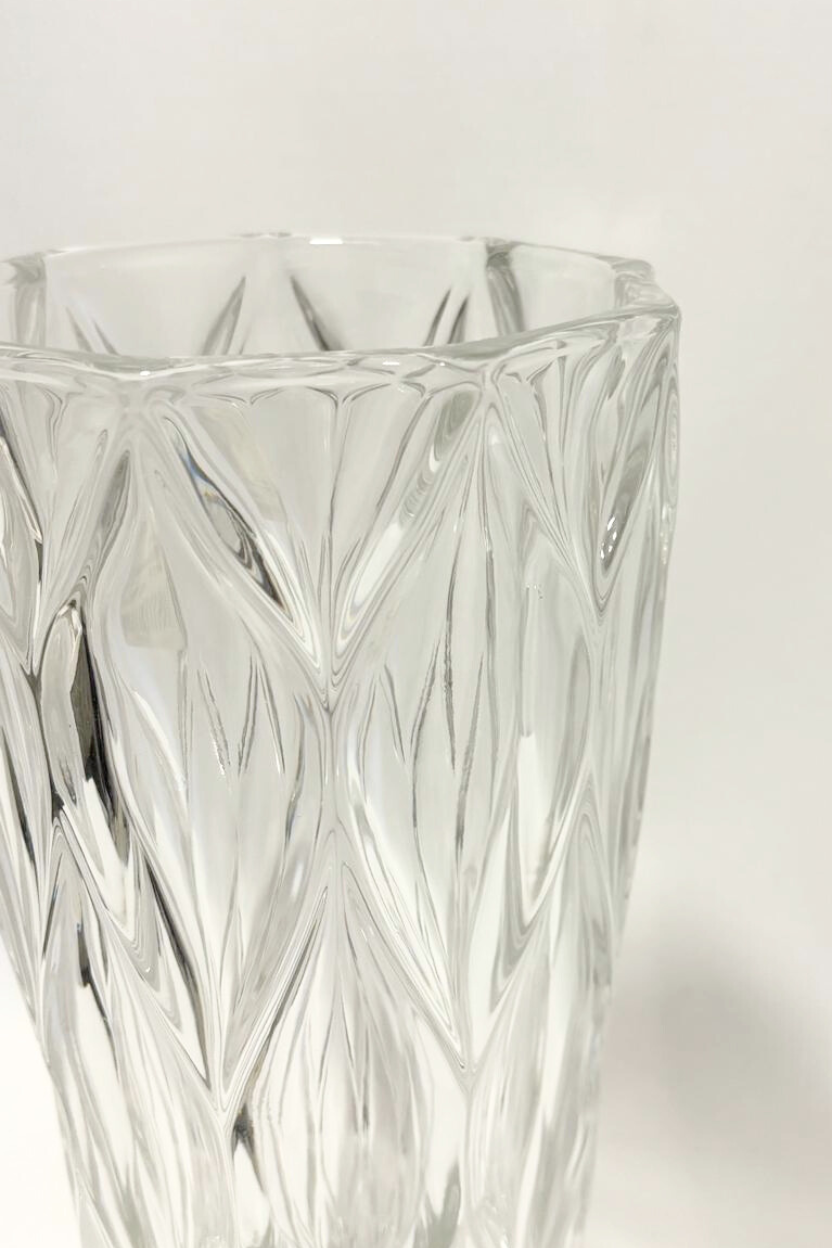 Vaso em Vidro Redondo Diamond Lyor