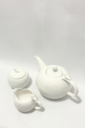 Conjunto de 3 Peças para Café em Porcelana Birds Wolff