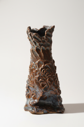 Vaso Orgânico em Cerâmica Artesanal Mari Silva