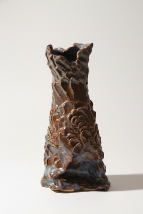 Vaso Orgânico em Cerâmica Artesanal Mari Silva