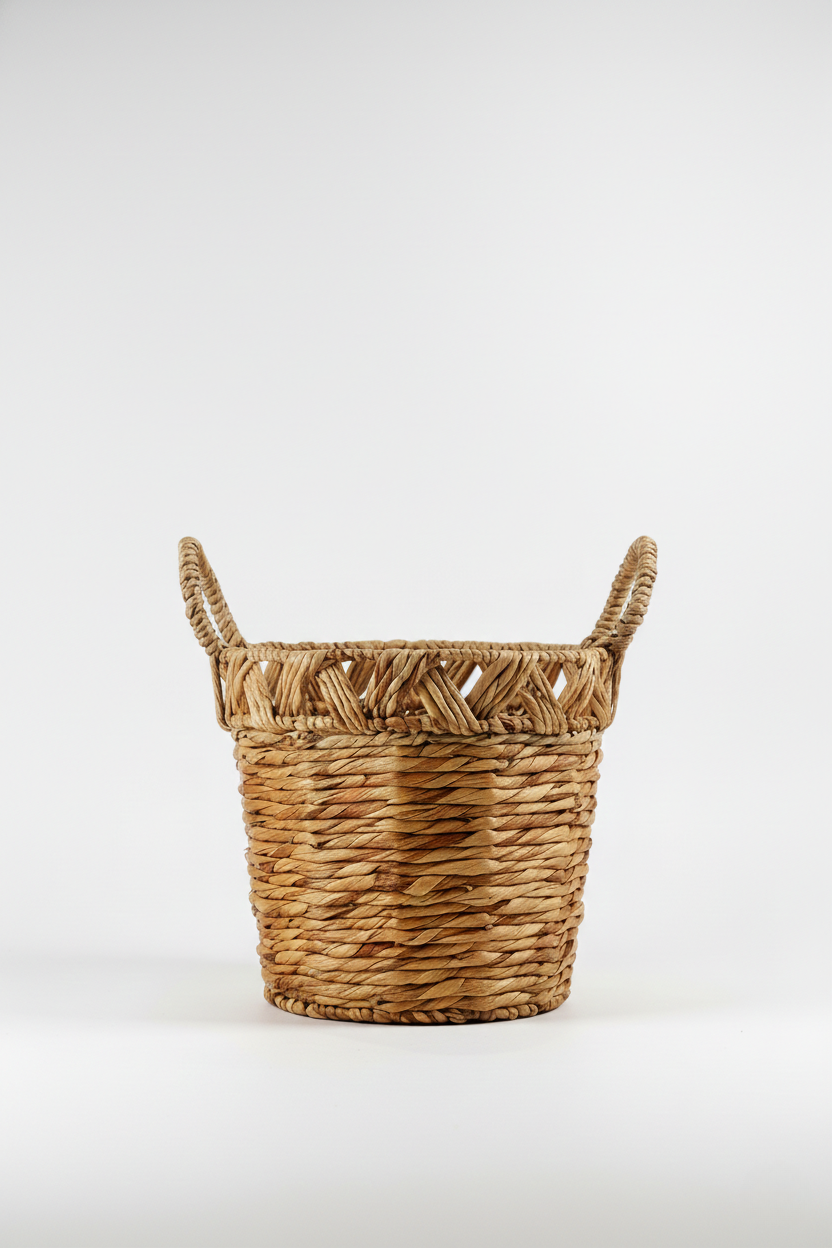 Cesto Redondo em Rattan