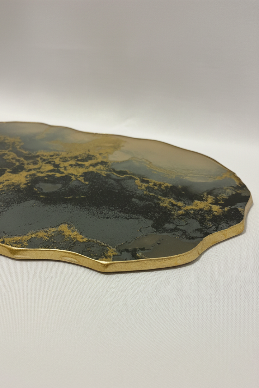 Bandeja Pedra Orgânica G Stone Onix