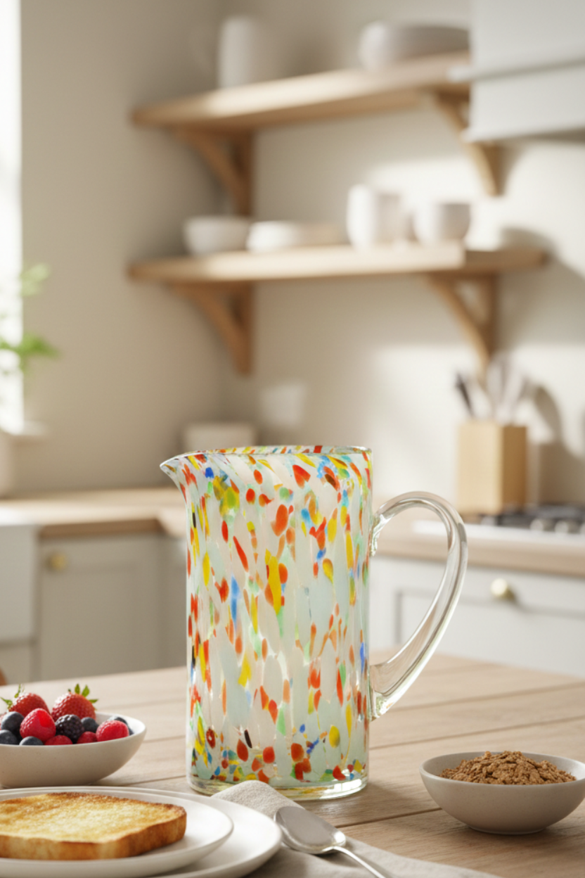 Jarra de Vidro Aquarela Wolff