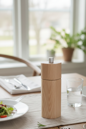 Moedor em Madeira e Aço Inox para Sal e Pimenta Oxford