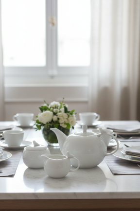 Conjunto de 3 Peças para Café em Porcelana Birds Wolff