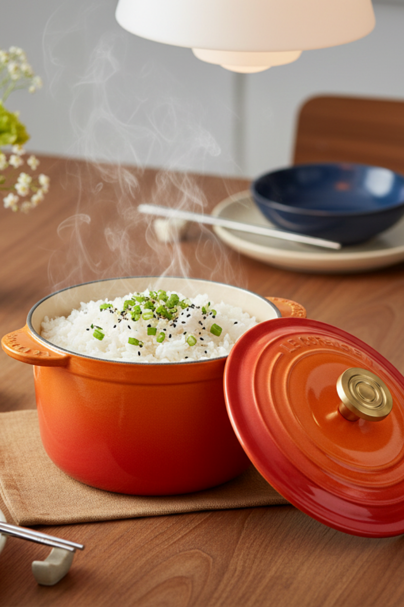 Panela de Arroz 18cm Flamme Dorée Every Sem Tampa Interna Le Creuset
