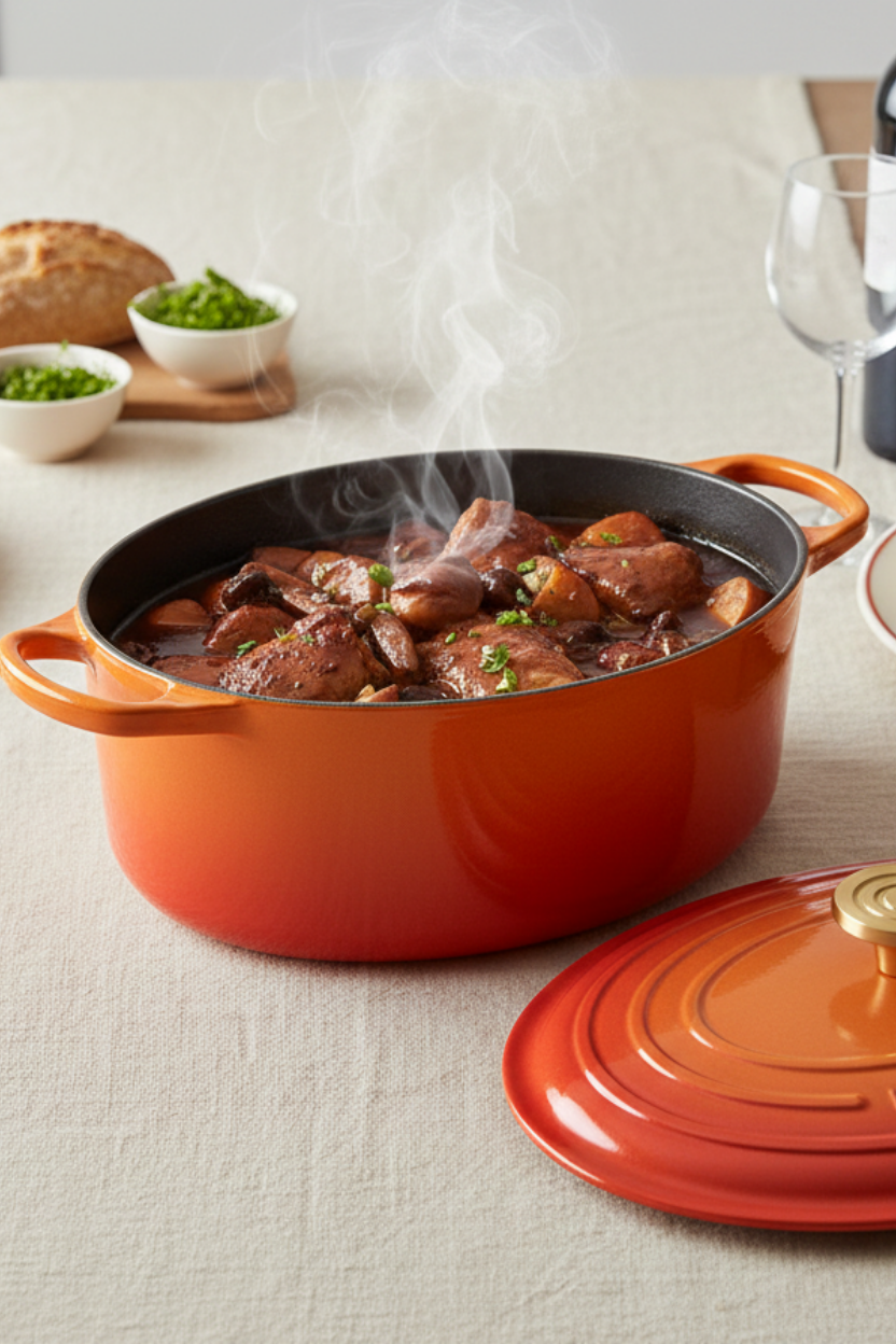 Panela Oval 31cm Flamme Dorée Pegador Dourado Le Creuset