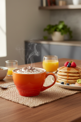 Caneca Bistrô 400ml Laranja Le Creuset