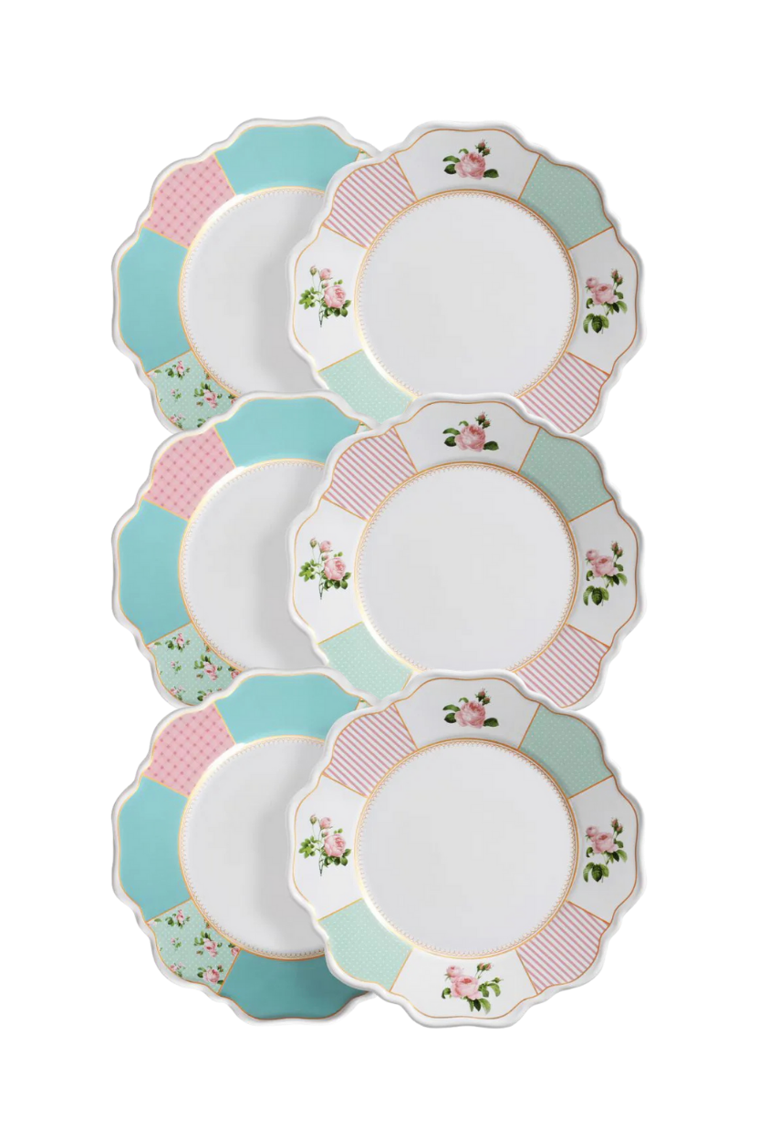 Jogo 6 Pratos Rasos Belle Romance Scalla