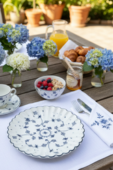 Jogo 6 Pratos de Sobremesa Hamptons Scalla