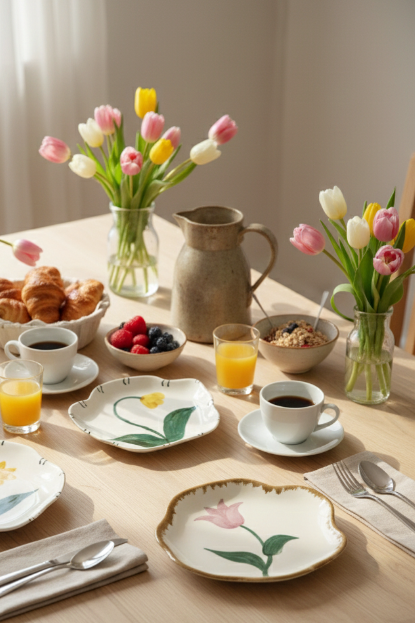 Prato de Sobremesa Playful Flowers Scalla