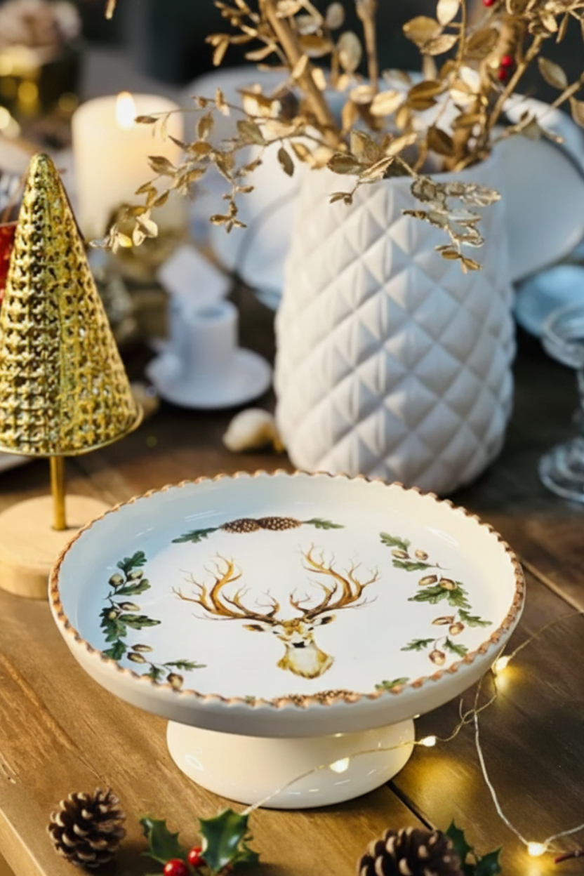 Prato para Bolo Alce Luiz Salvador