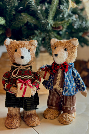 Urso Natalino com Presente