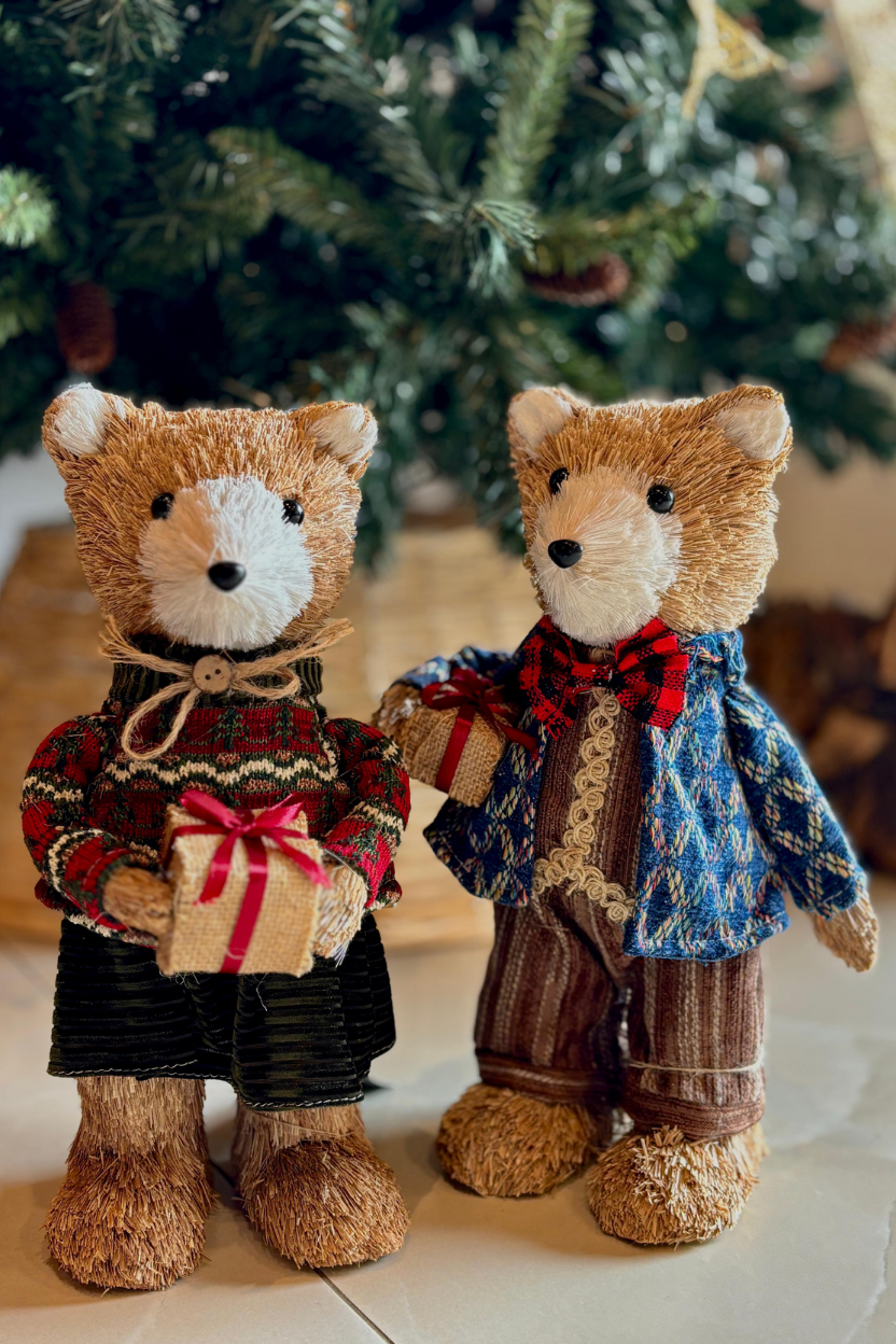 Urso Natalino com Presente