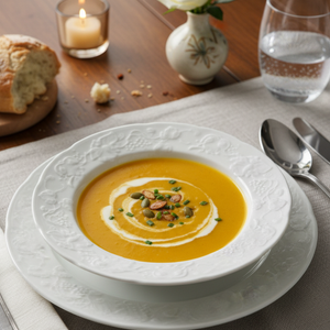 Jogo 6 Pratos Fundos Limoges, Wolff