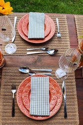 Jogo 6 Pratos Rasos Damasco, Oxford