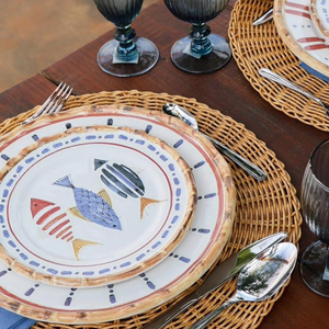 Jogo 6 Pratos de Sobremesa Sardine, Maison Blanche