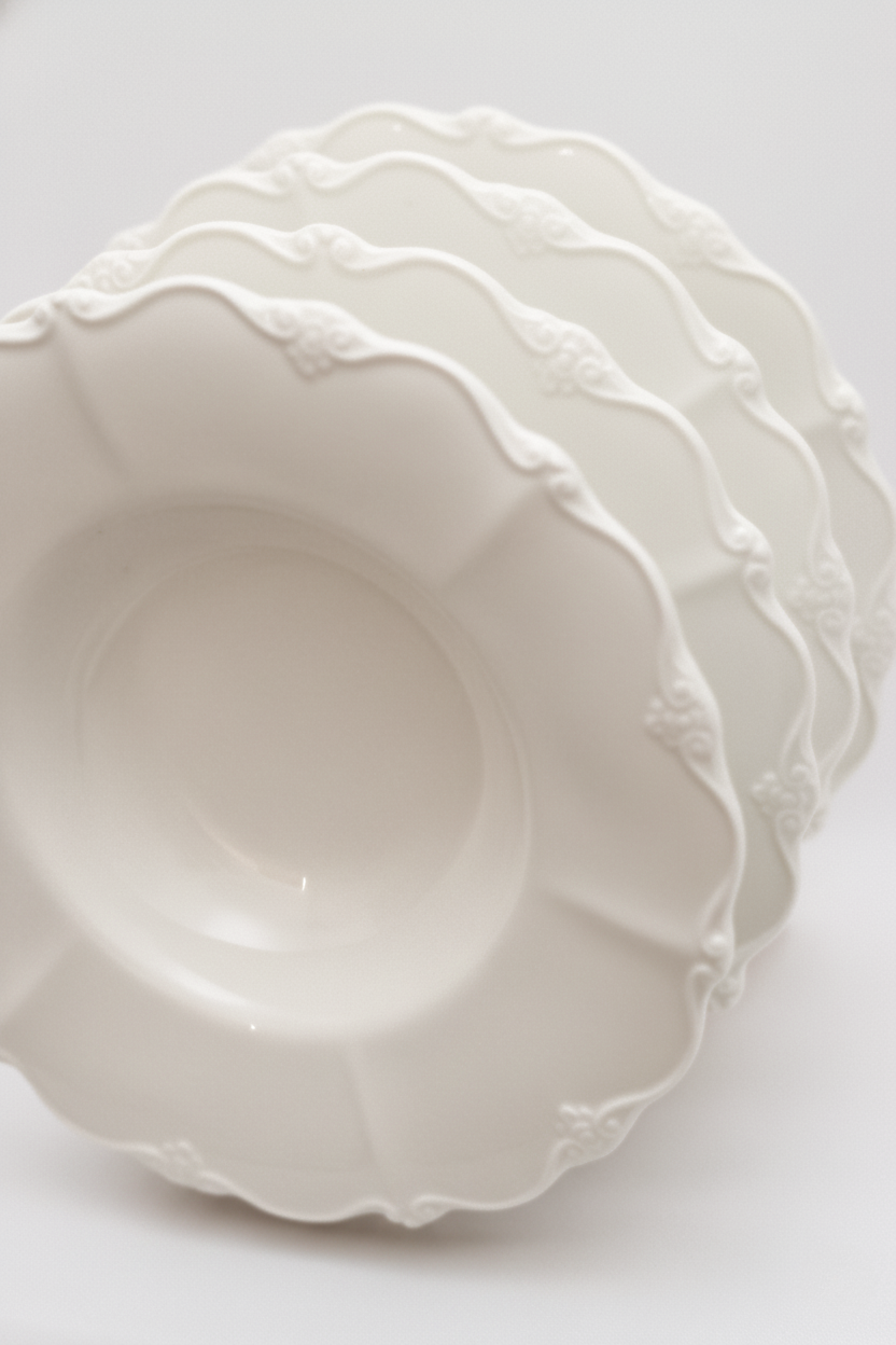 Jogo 4 Pratos de Massa Fancy Wolff