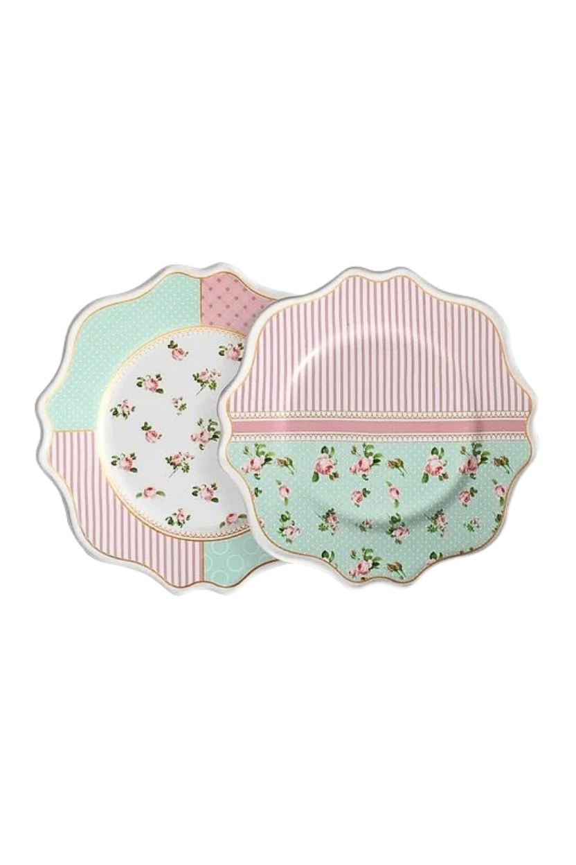 Jogo 6 Pratos de Sobremesa Belle Romance Scalla