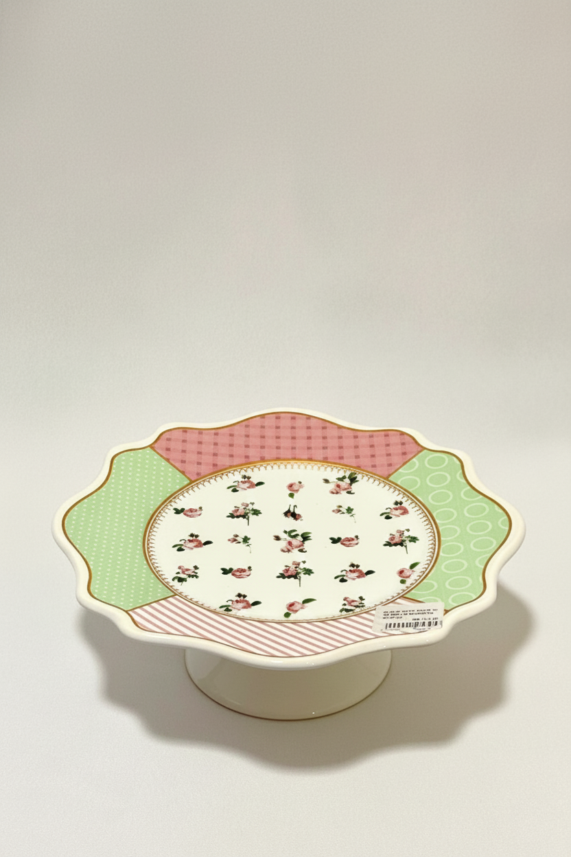 Porta Petit Four com Pé Belle Romance Scalla