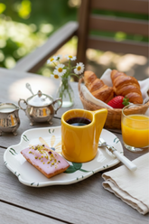 Conjunto de Café Playful Flowers Scalla