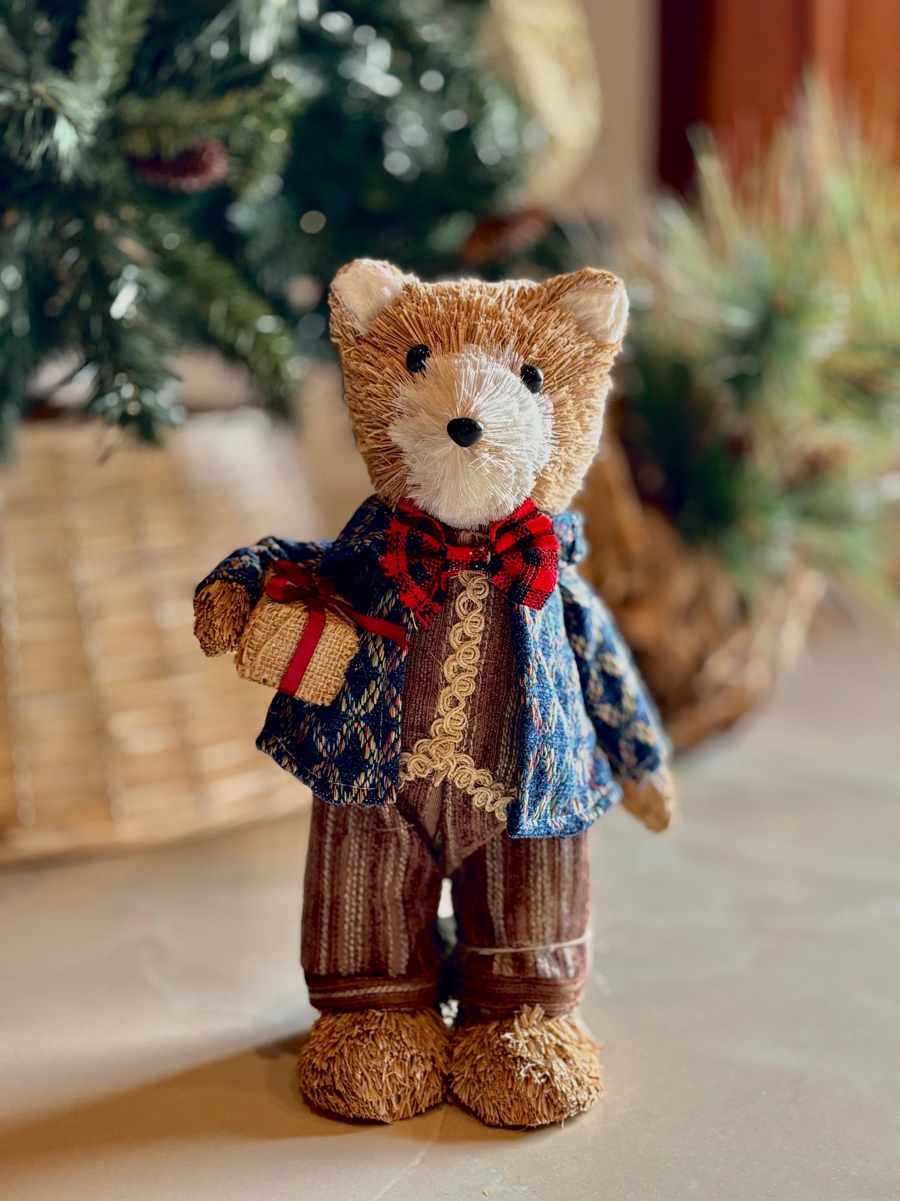 Urso Natalino com Presente