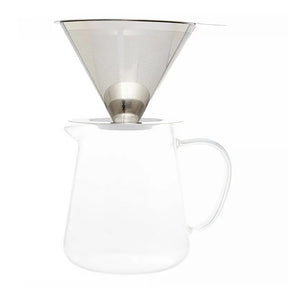Cafeteira em Vidro Borossilicato 750ml com Filtro Inox Wolff