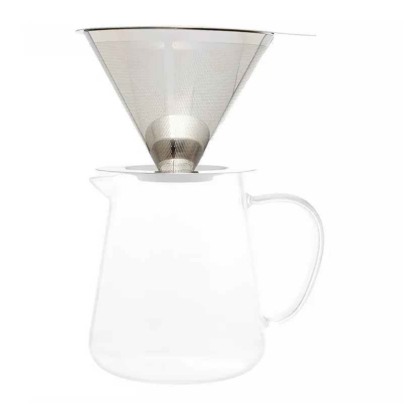 Cafeteira em Vidro Borossilicato 750ml com Filtro Inox Wolff