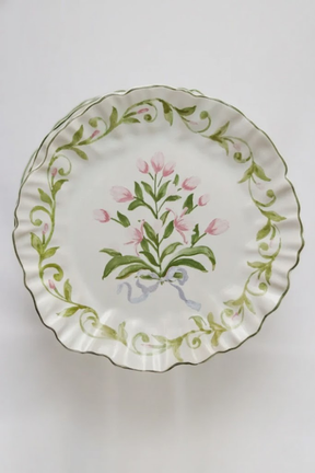 Jogo 6 Pratos Rasos Dolce Fiore, Maison Blanche