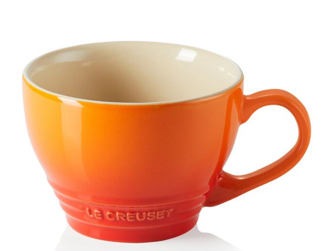 Caneca Bistrô 400ml Laranja Le Creuset